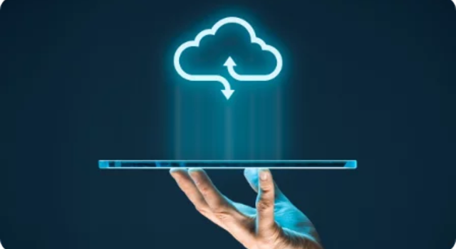 Illustration du cloud computing avec stockage et gestion des données dans une infrastructure cloud
